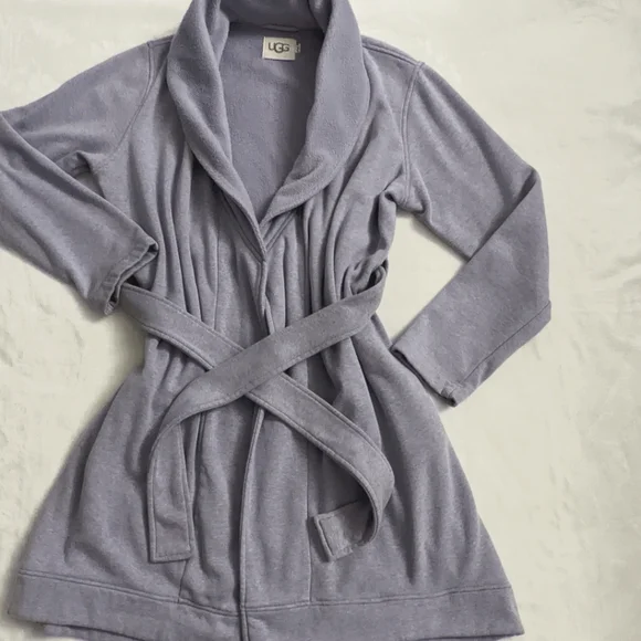 UGG Super Soft Lavender Belted Robe W/ Pockets